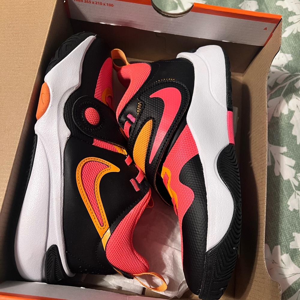 Nike Kids Sneakers Black Pink Orange